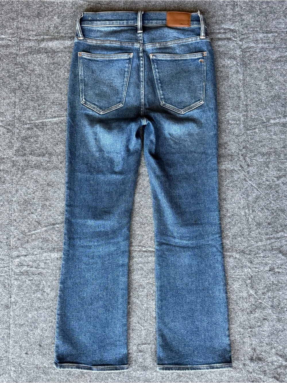 Madewell Women’s Cali Demi Boot Style Mid Wash Denim Bootcut Kick Flare Jean